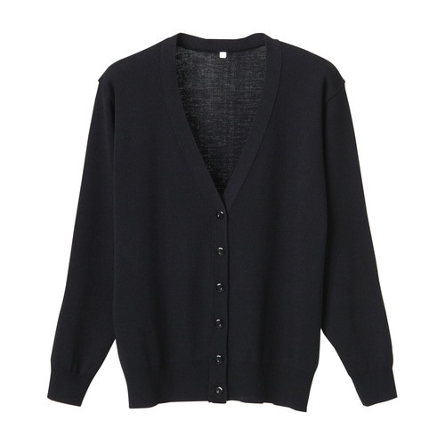 長袖カーディガンD−1001 5L ブラック