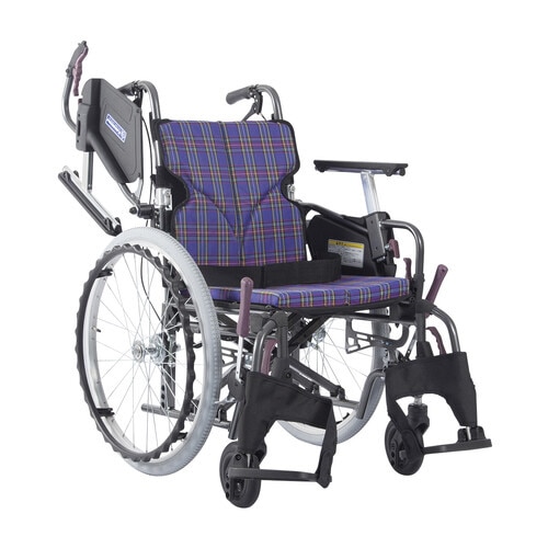 低床車いす自走用KMD−C20−38−LO 紫CH