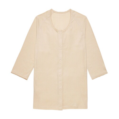 らくらく前開きワンタッチ肌着 女 七分 BE M