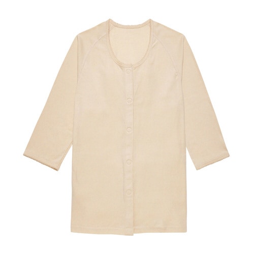 らくらく前開きワンタッチ肌着 女 七分 BE LL