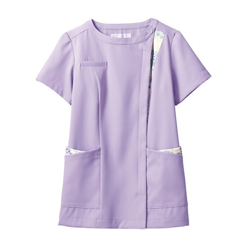 ナースジャケット S ラベンダー/アメリブルー