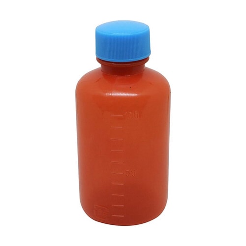 外用瓶 茶 滅菌済 100cc 青 10本×20袋