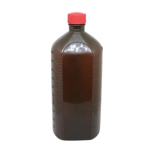 投薬瓶PPB滅菌済 500cc 黒茶/赤 50本