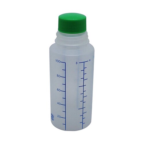 投薬瓶Mボトル滅菌済 200cc 白/緑 110本