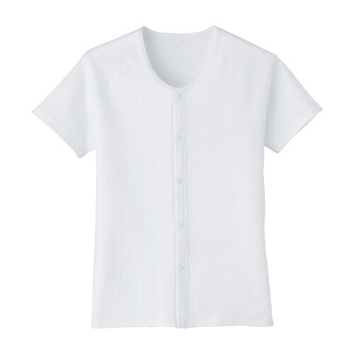 ワンタッチ肌着(ホック)半袖 7005−A M