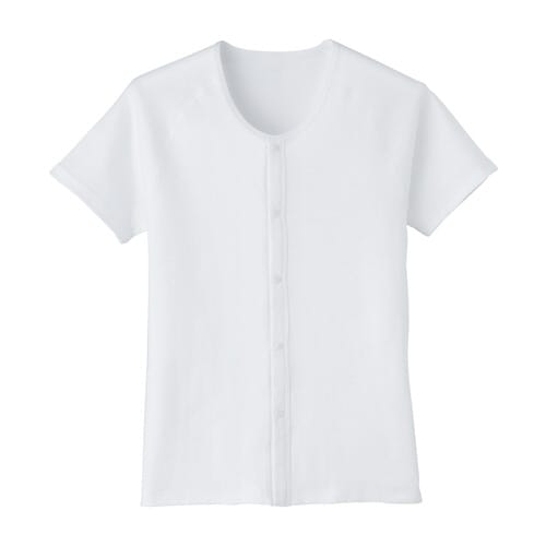 ワンタッチ肌着(ホック)半袖 7005−A L