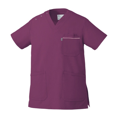 スクラブ MZ−0018 SS バーガンディ