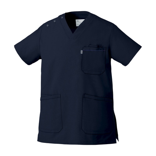 スクラブ MZ−0018 M ダークネイビー