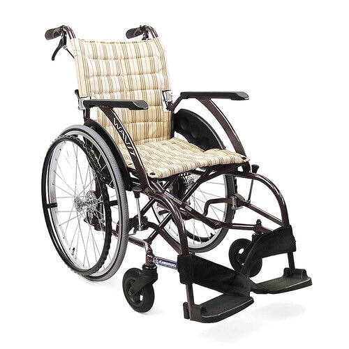 車いす自走用 WA22−40A カフェモカ