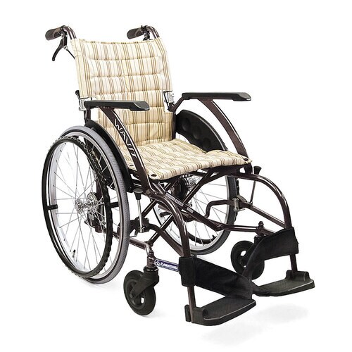 車いす自走用 WA22−42A カフェモカ