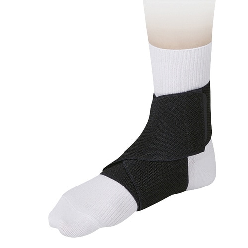 ファシリエイド サポーター足くび ブラック フリー