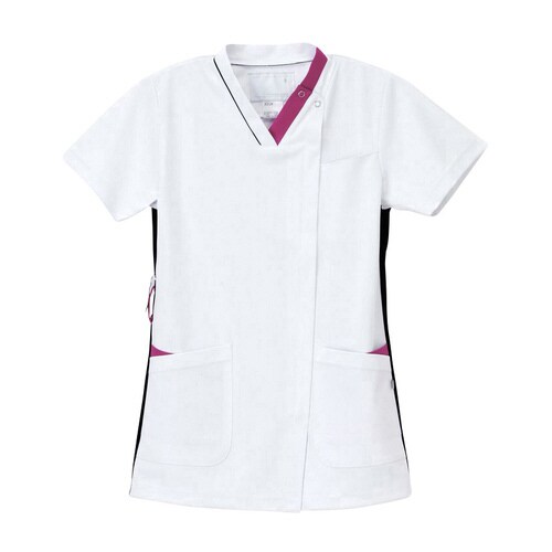 スクラブ LX−4092 BL Tネイビー+ピンク