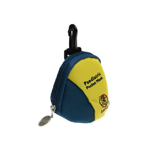 小児用ポケットマスク ソフトケース 青