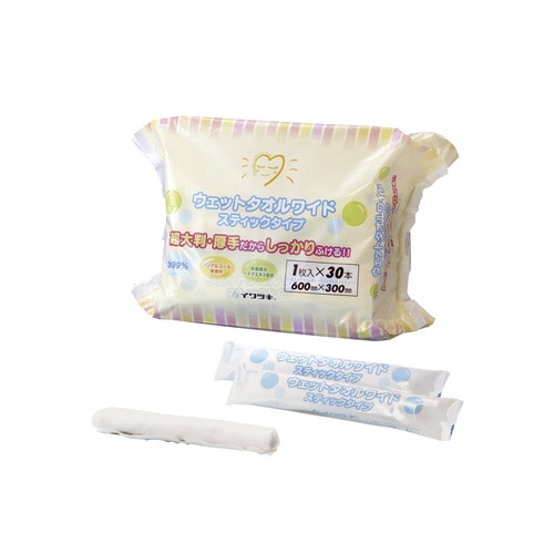 ウェットタオルワイドスティック