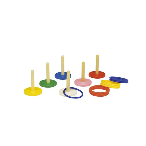 輪投げ(6色1組) B2421