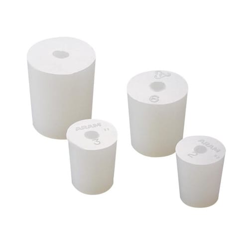 穴あきシリコンゴム栓 No.9 6mm×1穴