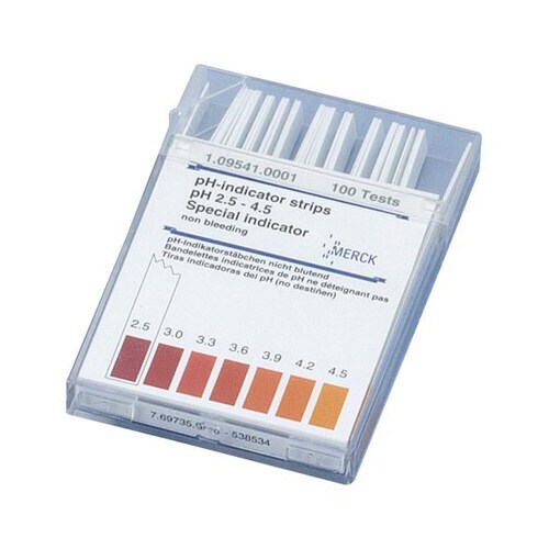pHストリップ 特殊領域用 pH2.5−4.5
