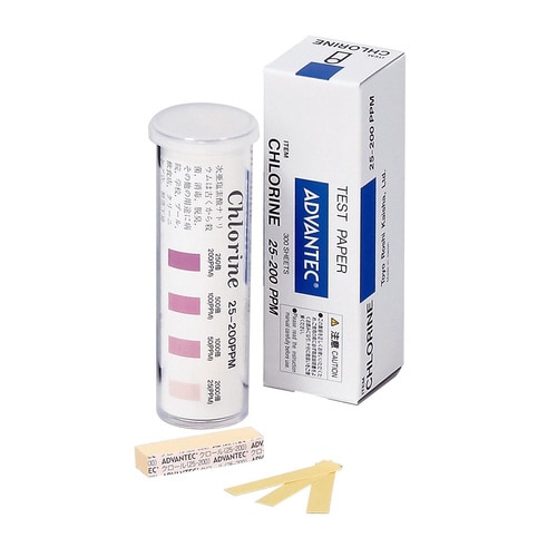 クロール試験紙 25−200ppm