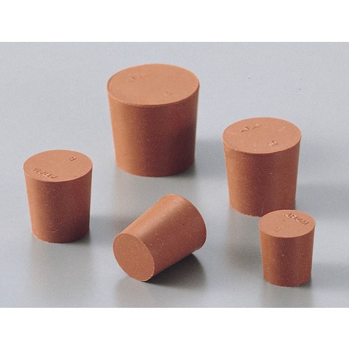 ゴム栓(赤色) 10個パック No.6