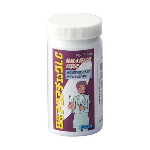 簡易残留塩素試験紙 アクアチェック LC 100枚