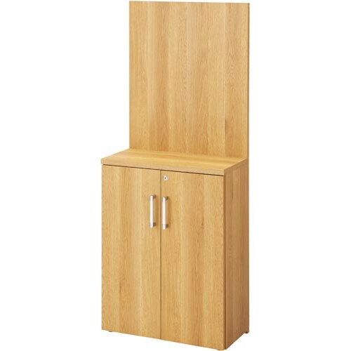 パネル付き木製収納 パネル棚なし 両開き