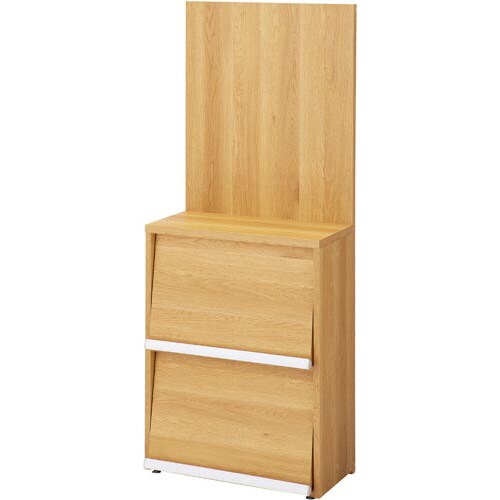 パネル付き木製収納 パネル棚なし ディスプレイ