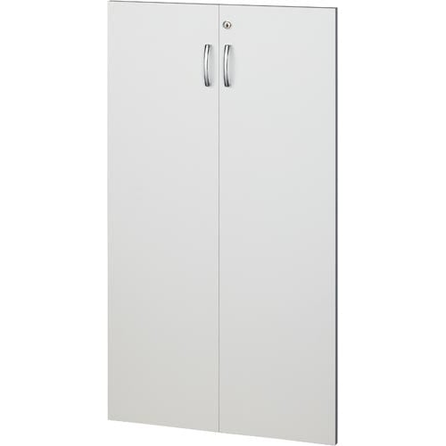 シンプル木製収納 3段用扉 ホワイト