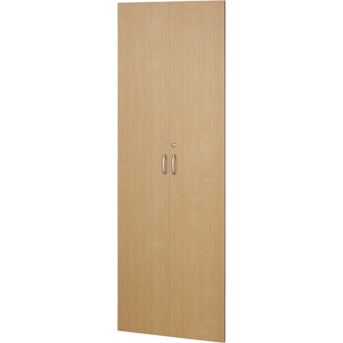 シンプル木製収納 5段用扉 ナチュラル