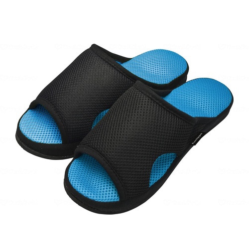 紳士健康ルームサンダルガチ押しふみっぱ ブルー×5
