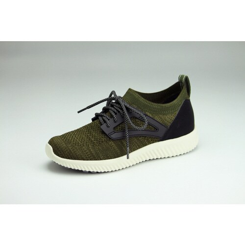 ニットスニーカー130 カーキ S×2