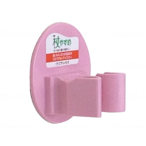 杖やすめL型 ピンク×8