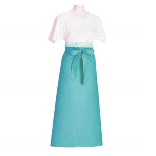 軽やか介助用エプロン ハーフタイプ グリーン