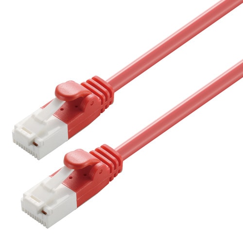 LANケーブル カテ6 レッド 20m