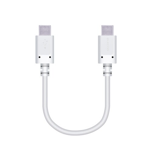 USBケーブル C−C 認証品 0.1m ホワイト