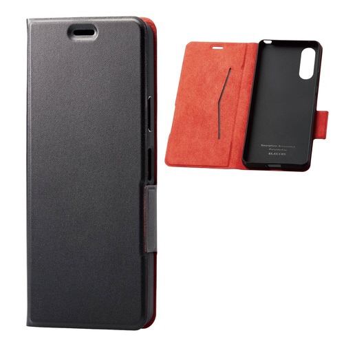 Xperia 薄型手帳ケース ブラック