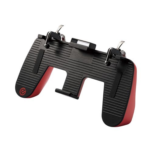 スマホ用/グリップ/2ボタン/レッド