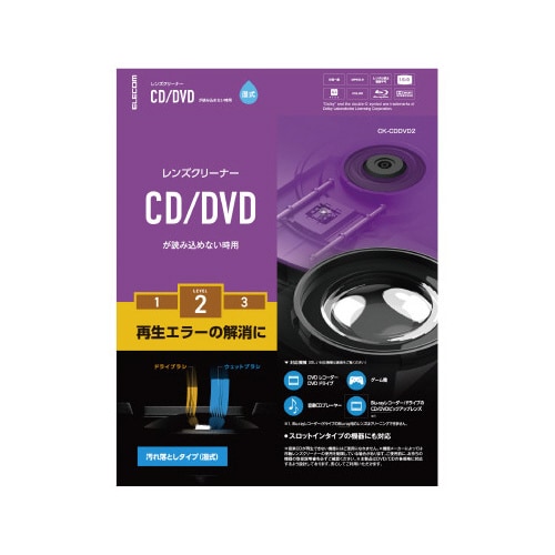 レンズクリーナー/CD/DVD/湿式