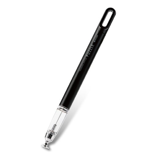 タッチペン ディスクタイプ パズルゲーム ブラック