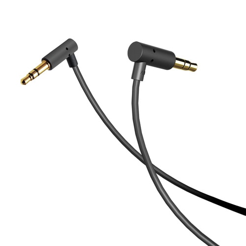 車載用AUXケーブル L−L 1.0m 黒