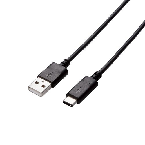 USB2.0ケーブル(A−C) 1.0mブラック