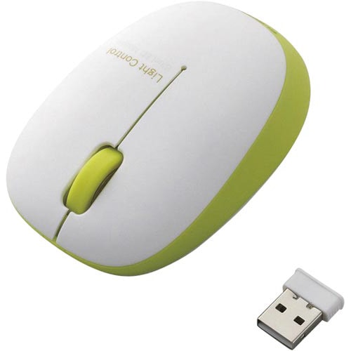 無線マウス 軽量 グリーン M−BL20DBGN