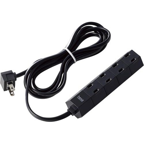 OAタップ 回転 4個口 2.0m ブラック