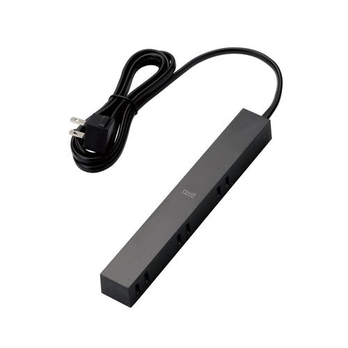 デザインタップ 6個口 1.5m ブラック