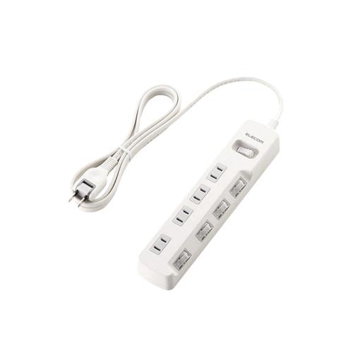 省エネタップ 一括&個別スイッチ 4個口 2m