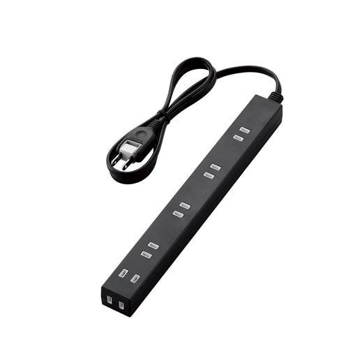 広々タップ 6個口 1.0m ブラック