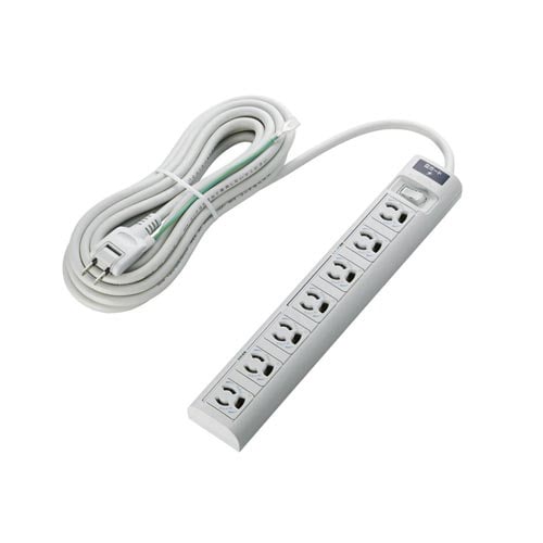 OAタップ3ピン対応 7個口 雷ガード 5m