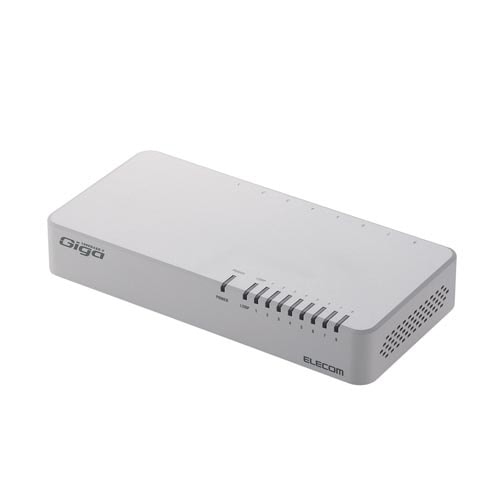 ギガスイッチングハブ プラ 磁石付き 電源内蔵