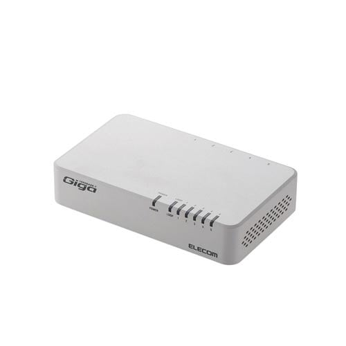 スイッチングハブ 5ポート ホワイト