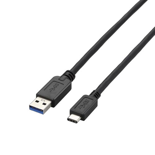 USB3.1ケーブル A−C 2m 黒