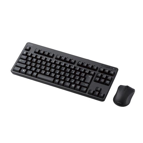 マウス付無線キーボード メンブレン式 コンパクト